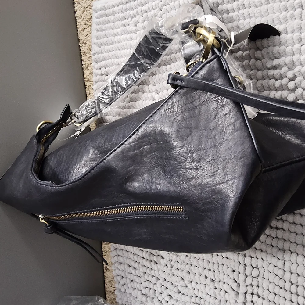NWT  Joy Susan Slouchy Vegan Hobo Bag